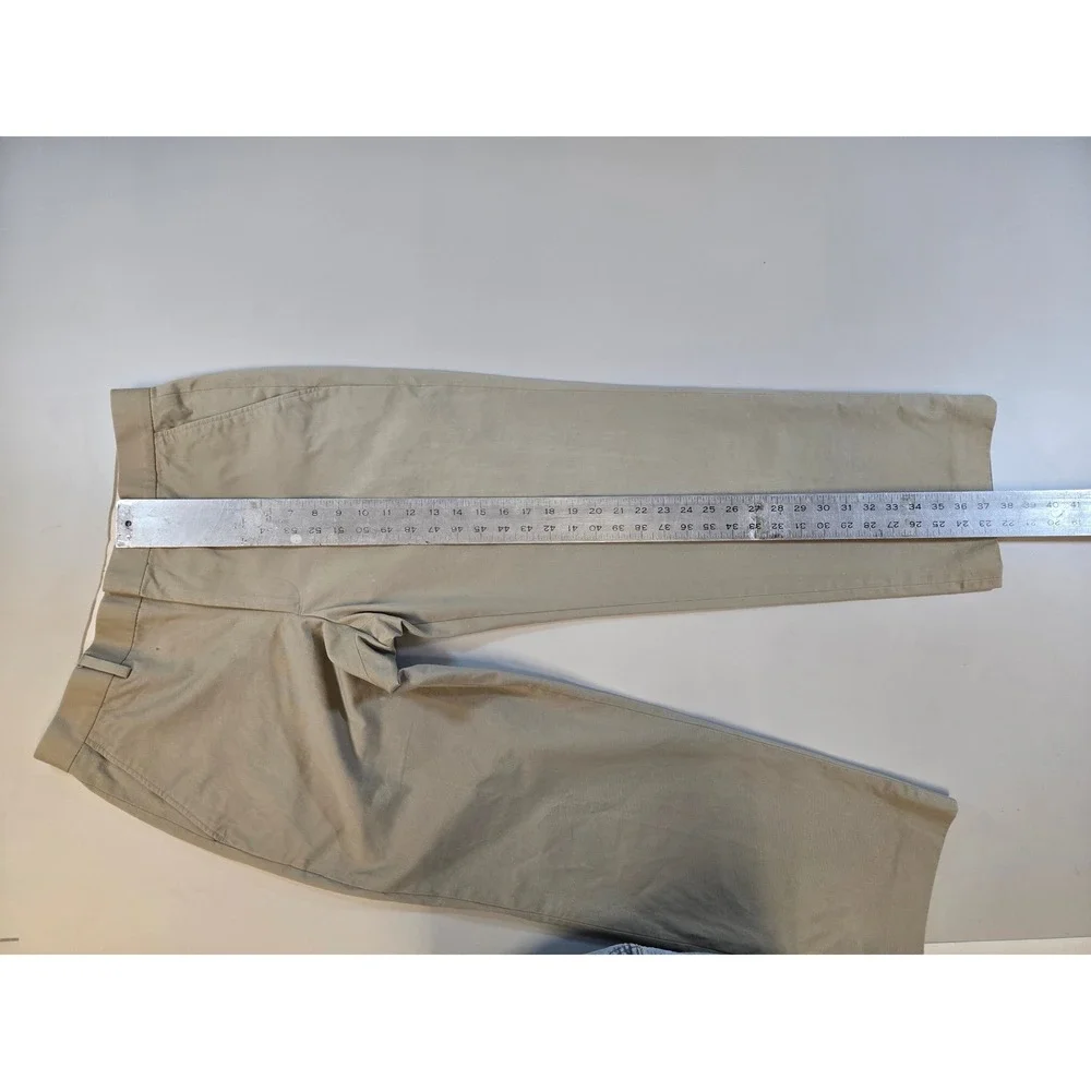 Banana Republic Modern Fit Chinos Mens 32x30 Khaki Tan Tessuti di Sondrio Cotton